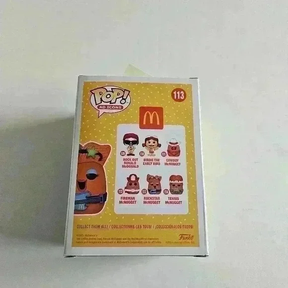 Mcdonald's ROCKSTAR MCNUGGET FUNKO POP #113 - Picture 3 of 4